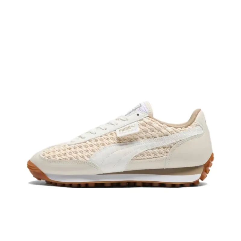 PUMA Easy Rider Anti Slip Wear Resistant Low Top Casual Shoes Women's Ecru-0