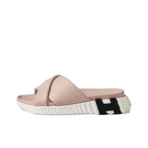 HERMES Slide Slippers Women's Pink