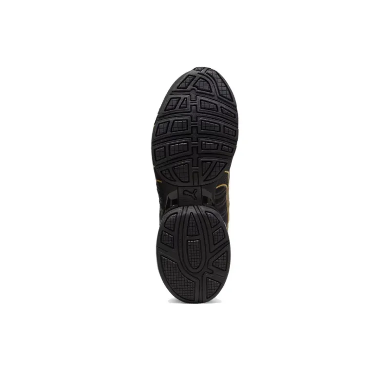 PUMA Voltaic Evo Anti Slip Wear Resistant Low Top Running Shoes Women's Black Gold-4