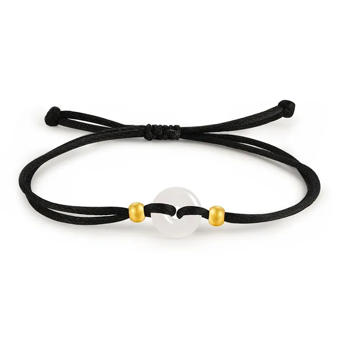 Mokinggran Hetian Jade Bracelets White Jade Unisex-4