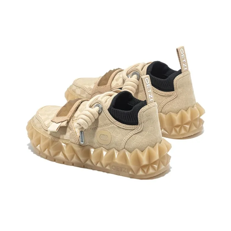 OETZI Ice Mountain Series 11 Casual Shoes Unisex Low Top Apricot-2