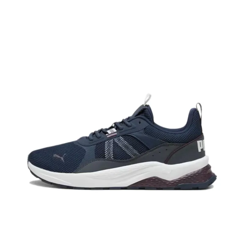 PUMA Anzarun Slip-Resistant Low-Top Casual Running Shoes Unisex Blue-0