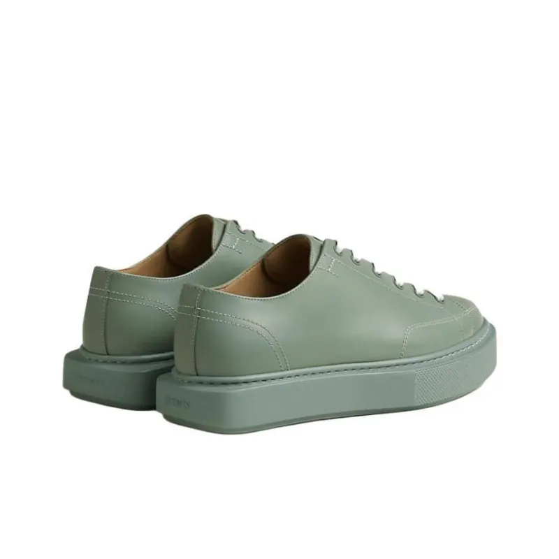HERMES Haru Low Top Skateboard Shoes Men's Green-3