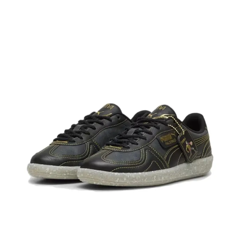 PUMA PLAY LOUD Anti Slip Wear Resistant Low Top Skateboard Shoes Unisex Black-2