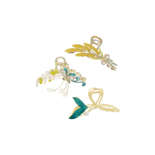Enchanting Cat Alloy Hair Clips Women's