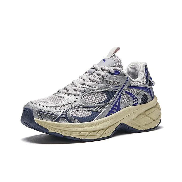 Anta Low Top Casual Running Shoes Women's Gray Silver-1