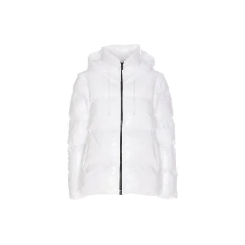 PINKO Logo Patch Hooded Down Jacket