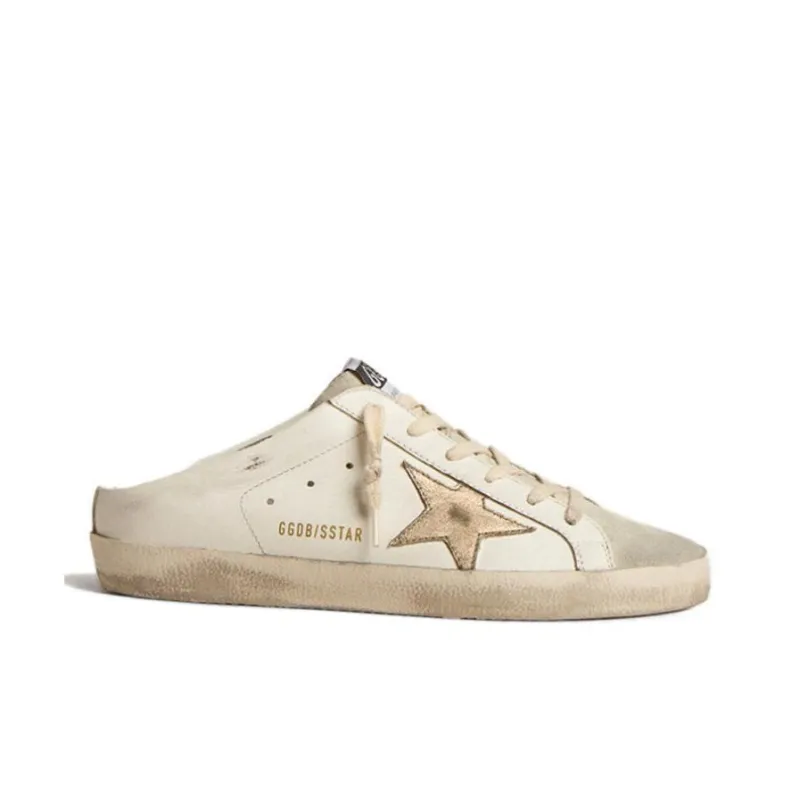 Golden Goose Super Star Sabot Closed Toe Slippers Women's White-1