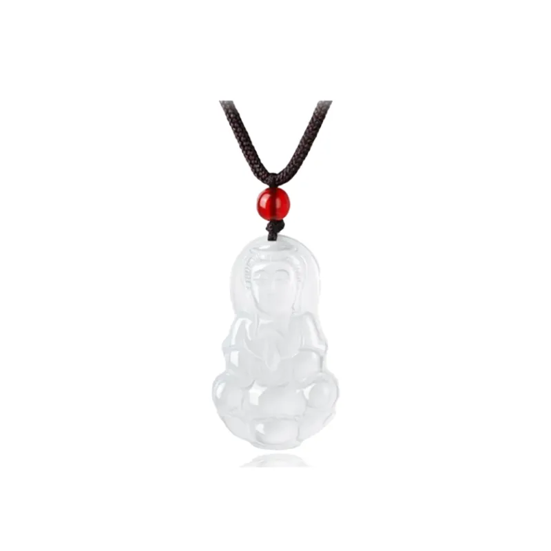 Chongqing Gold Store Chalcedony Jade Necklaces Unisex-4