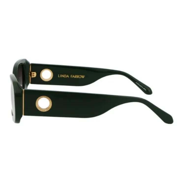 Linda Farrow Lola Rectangle Frame Sunglasses-2