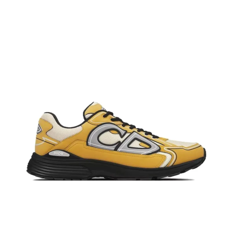 DIOR B30 Cream Mesh Yellow Technical Fabric-1