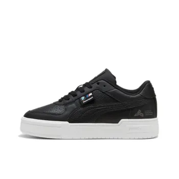 PUMA BMW M Motorsport Anti-Slip Wear-Resistant Low-Top Skateboard Shoes Unisex Black