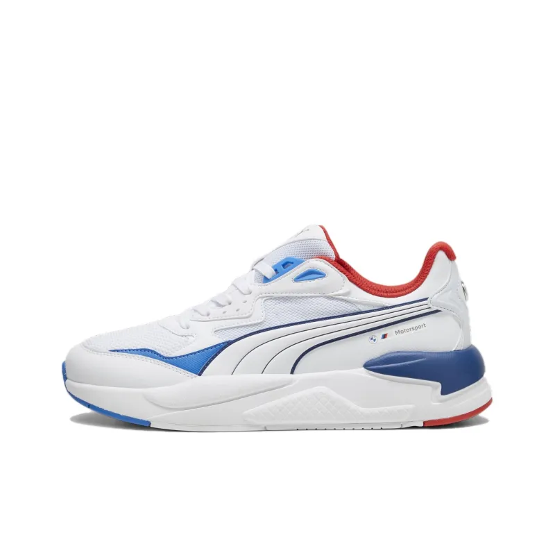 PUMA BMW M Motorsport Anti Slip Wear Resistant Low Top Training Running Shoes Unisex Blue White-0