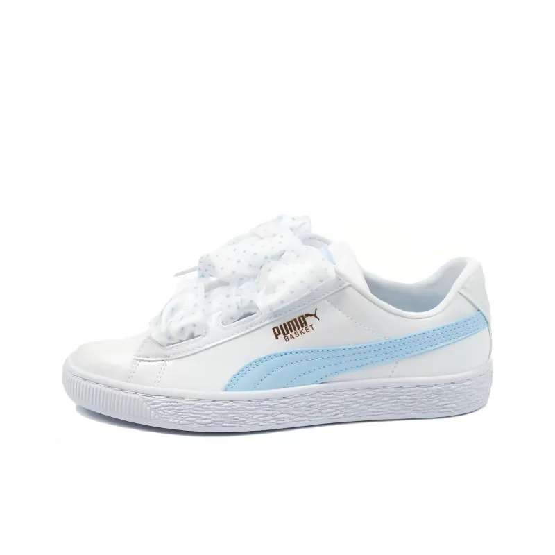 PUMA Basket Heart Patent Pink 'White Blue' Women's-0