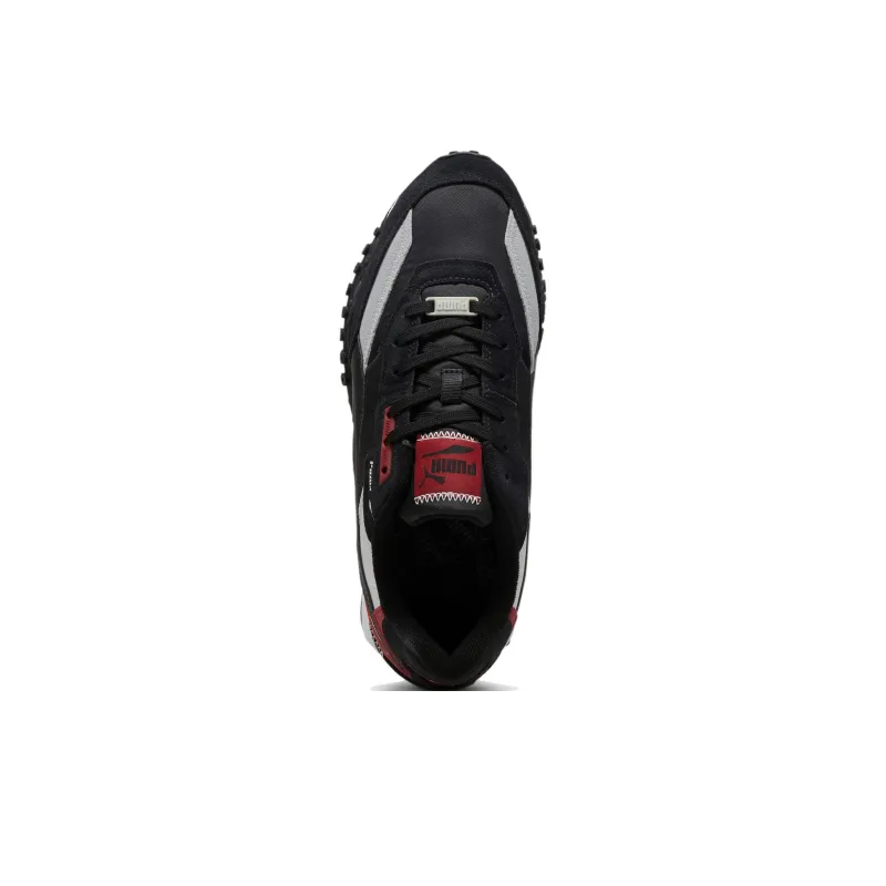 PUMA Blktop Rider Anti Slip Wear Resistant Low Top Casual Shoes Unisex Black Gray Color-3