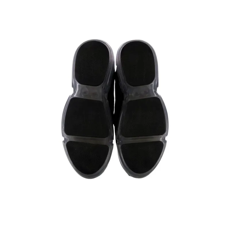 PRADA Cloudbust Rubber And Leather 'Black With Clear Sole' Women's-4