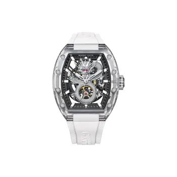 BONEST GATTI Automatic Mechanical Movement Rubber Strap Watch Men's Watches Black Dial