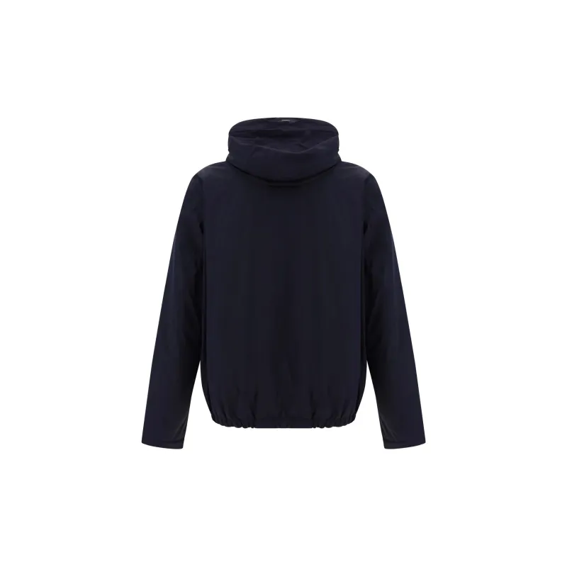 HERNO Mock Neck Hooded Jacket-1