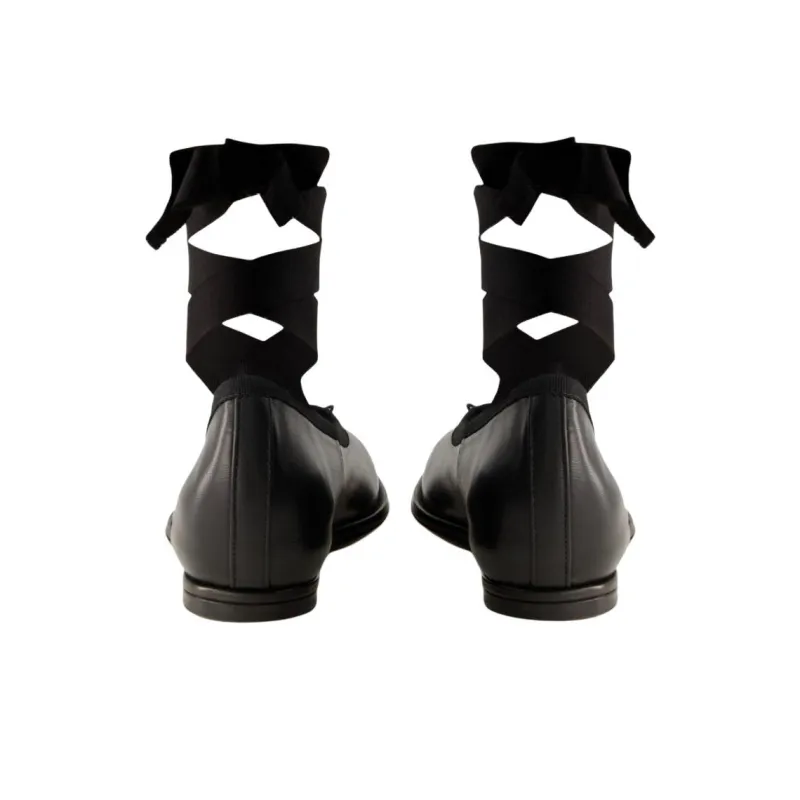 SIMONE ROCHA Heart Toe Casual Single Shoes Women's Black-4