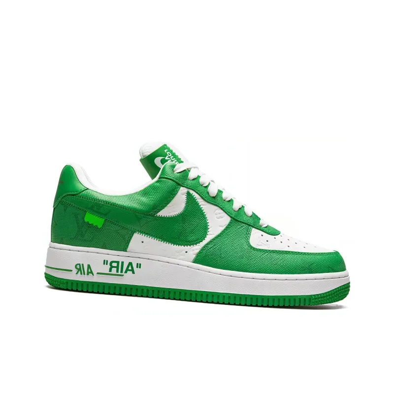 Nike X LOUIS VUITTON Lv Air Force 1 Low 'Green White'-1