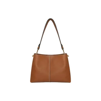Strathberry Grained Calfskin Bucket Bag Hobo Bag Handbag Shoulder Bag Regular Women's Tan