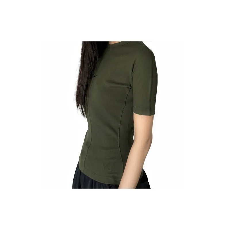 Y 3 Free Shipping With AdiClub Y 3 Fitted Short Sleeve Tee-3