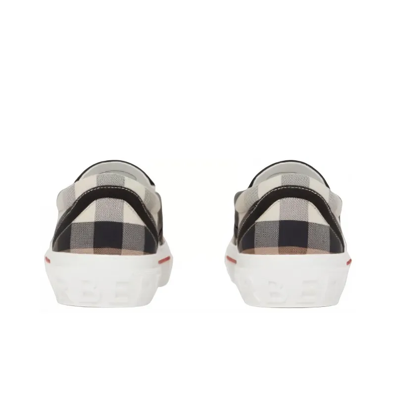 Burberry Exaggerared Check Slip On Birch Brown-3