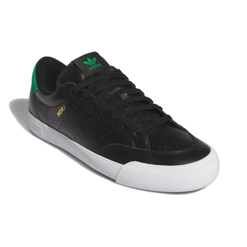 Adidas Nora Signature Core Black Green Cloud White-2