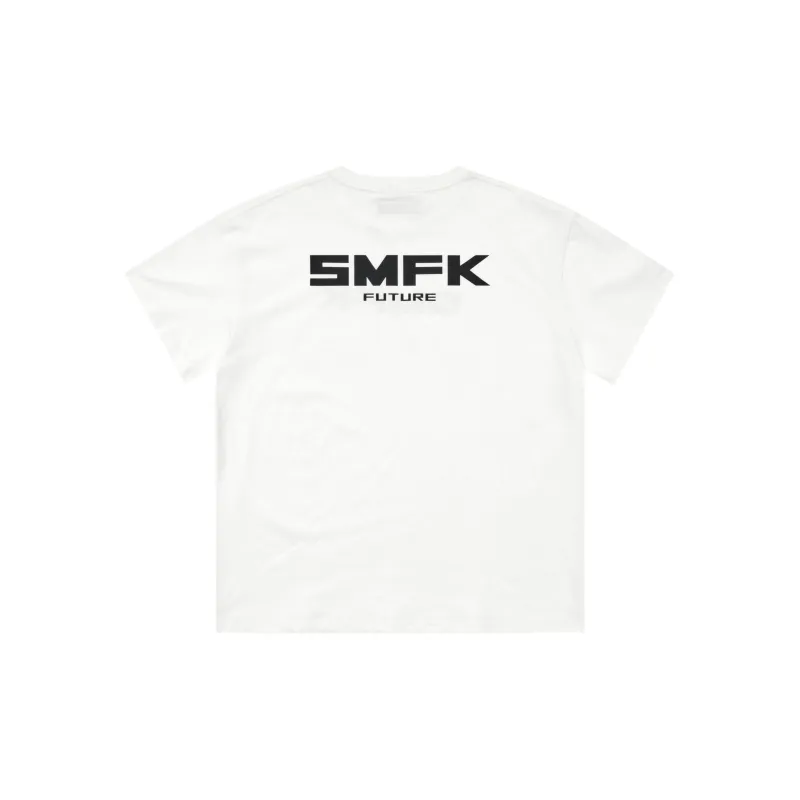 SMFK T-Shirt Unisex Snow Mountain White-1