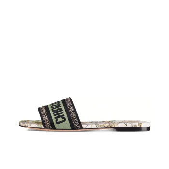 DIOR Dway Slide Slippers Women's Green