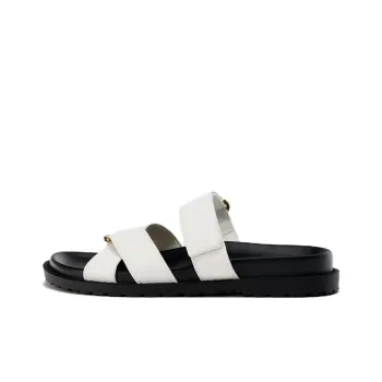 ZARA Slip-Resistant Slide Slippers Women's White