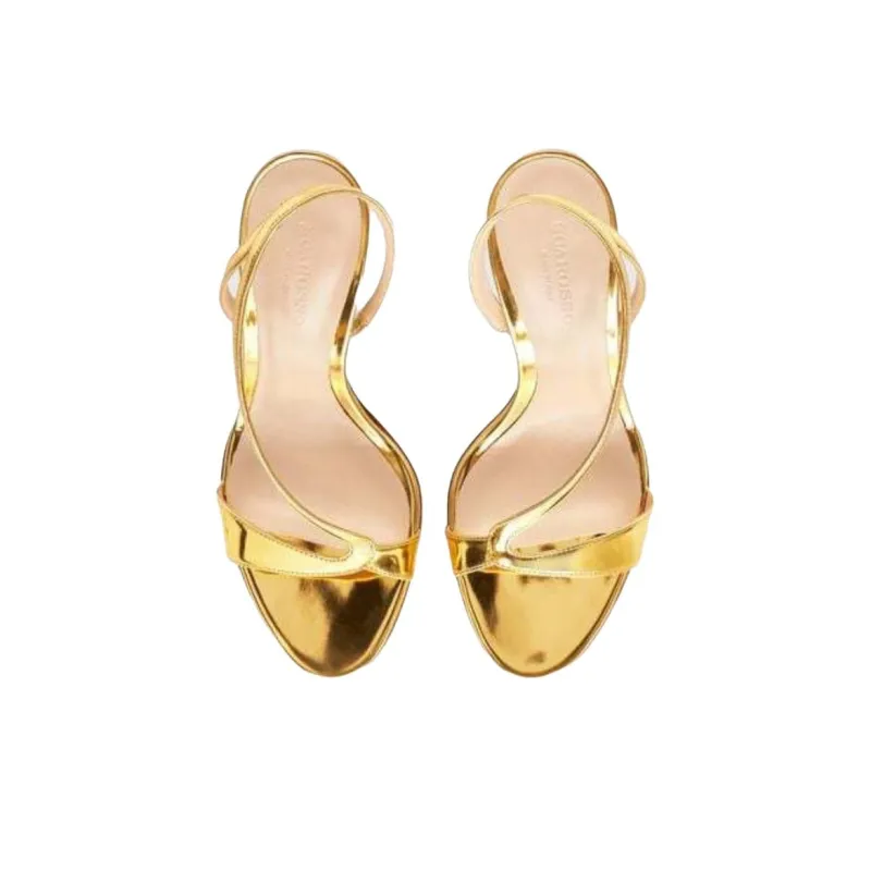 SCAROSSO Paula Almond Toe Strappy Sandals Women's-3