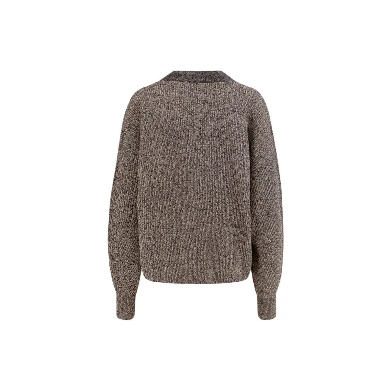 SportMax Buttoned V Neck Cardigan-1