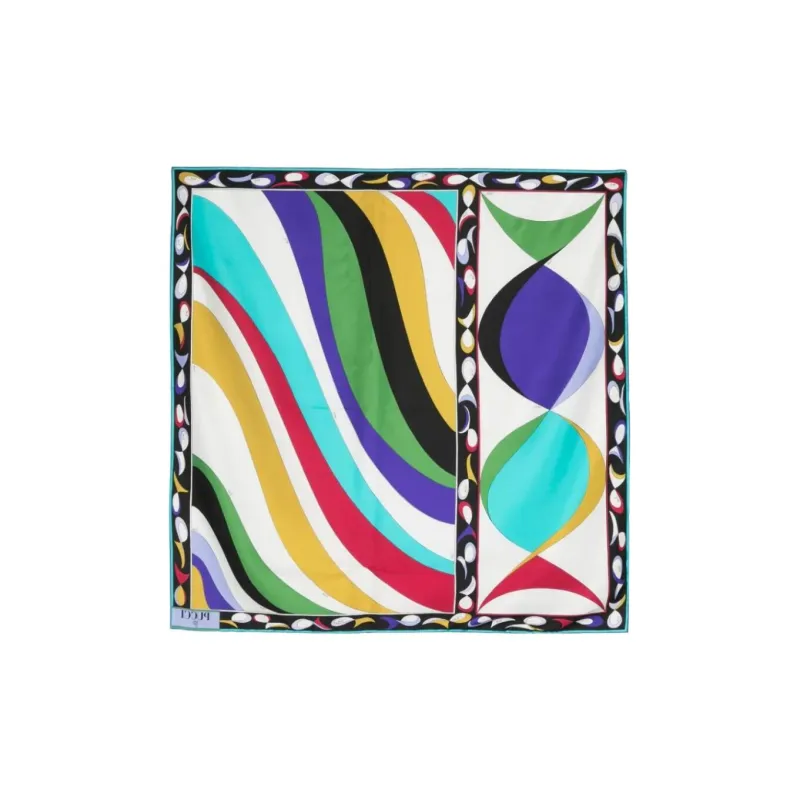 EMILIO PUCCI Silk Silk Scarves Women's White-1