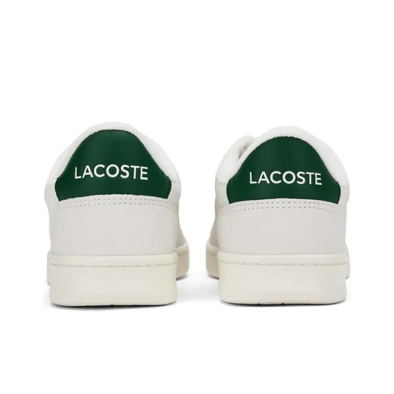 LACOSTE Slip Resistant Low Top Skateboard Shoes Men's Ecru-4