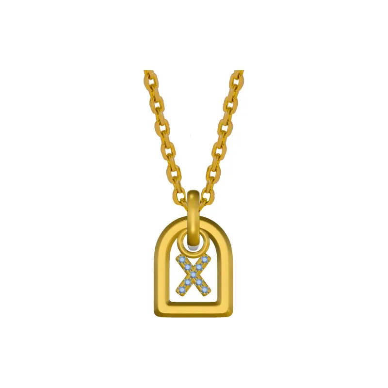NEVERFAR S925 Silver Thick 18K Gold Plated Necklaces Women's-23