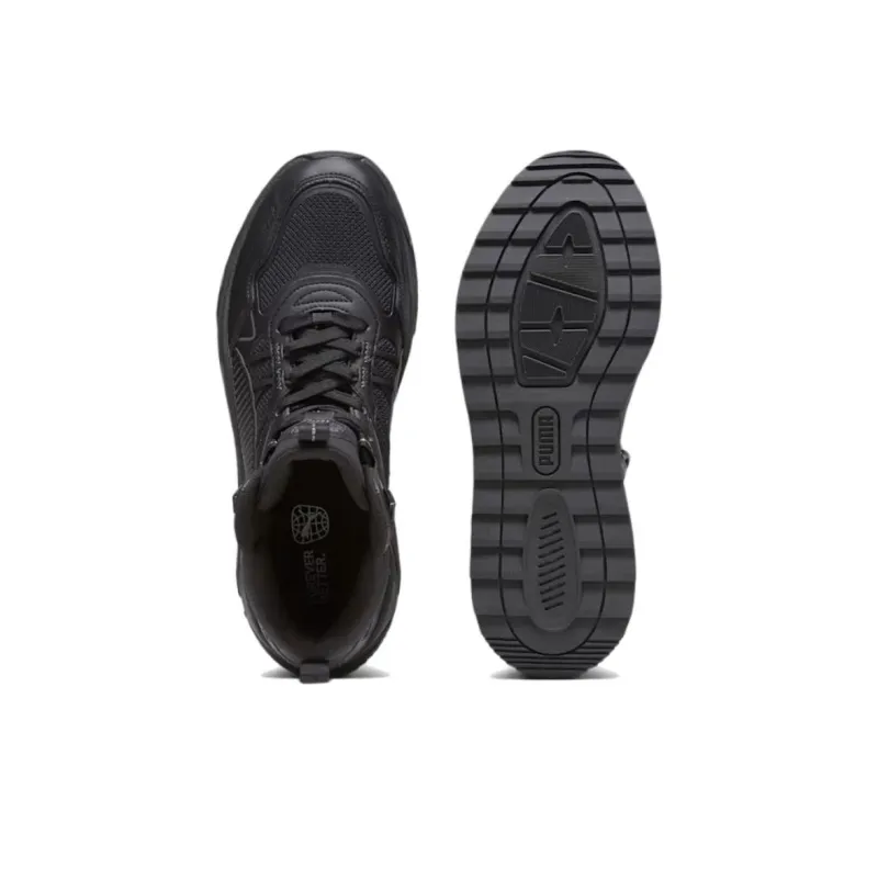 PUMA Trinity Anti Slip Wear Resistant Mid Top Outdoor Shoes Men's Black-3