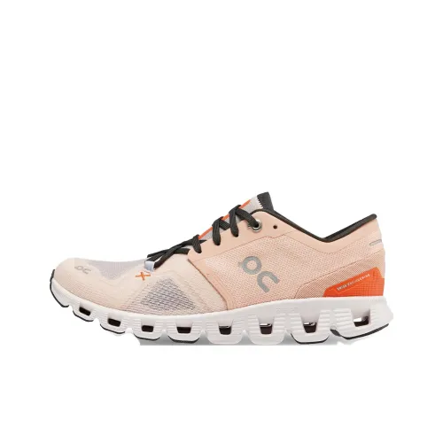 On Running Cloud X 3 Rose Sand Women's