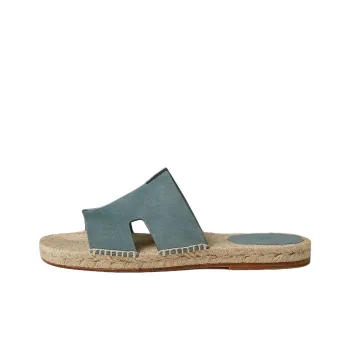 HERMES Antigua Slide Slippers Women's Antarctic Gray