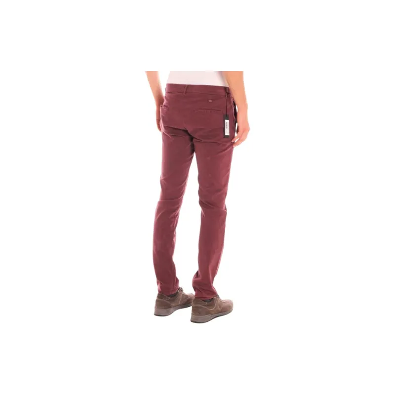 DANIELE ALESSANDRINI Jeans Men's Burgundy-2