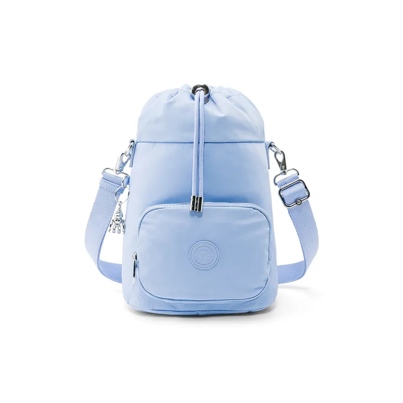 Kipling Polyamide Bucket Bag, Crossbody Bag, Shoulder Bag, Handbag Small Size Unisex Fading Blue-0