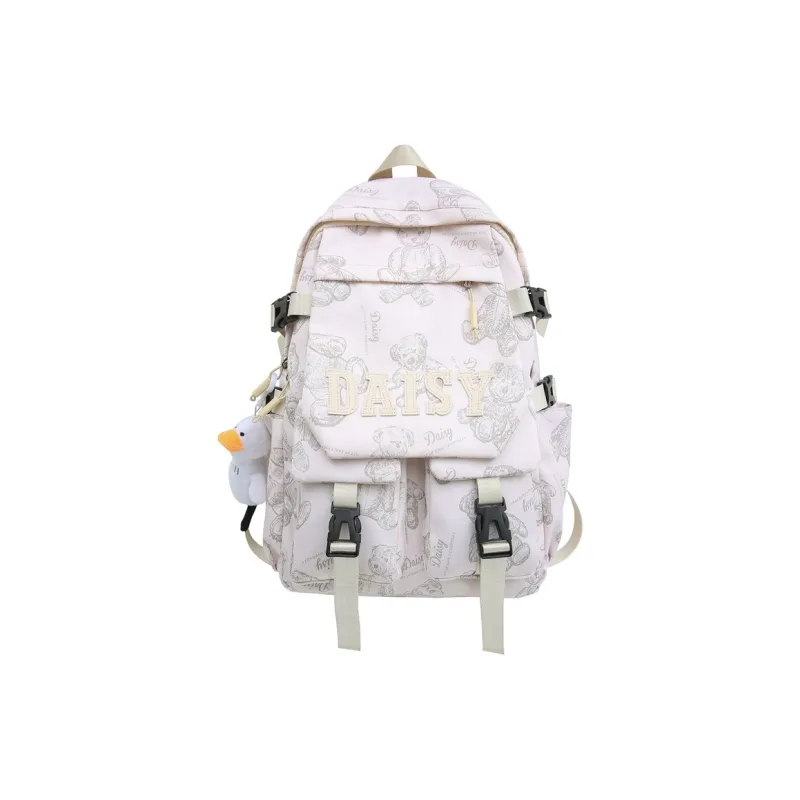 Elsvet Nylon Backpack Unisex Multicolor-2