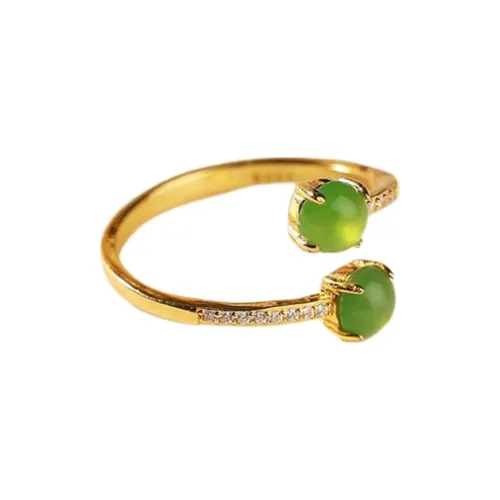 CHINA GOLD Hetian Jade Rings Unisex