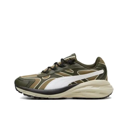 PUMA Hypnotic Casual Shoes Unisex Low-Top Olive