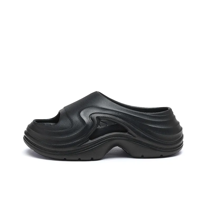 CAMEL Slide Slippers Men White/Black-6