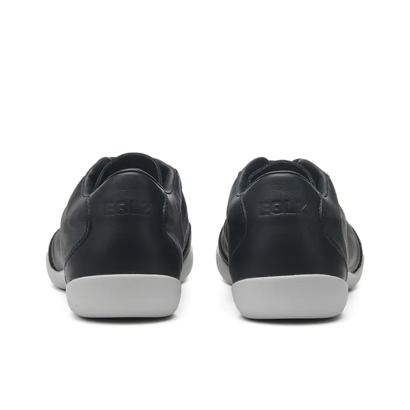 EQLZ EQUALIZER Anti Slip Wear Resistant Low Top Vintage Basketball Shoes Unisex Phantom Black-4