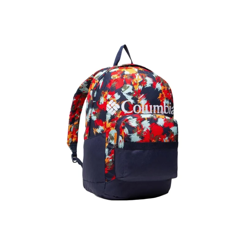 Columbia Fabric Backpack Large Size Unisex Black/Orange-1