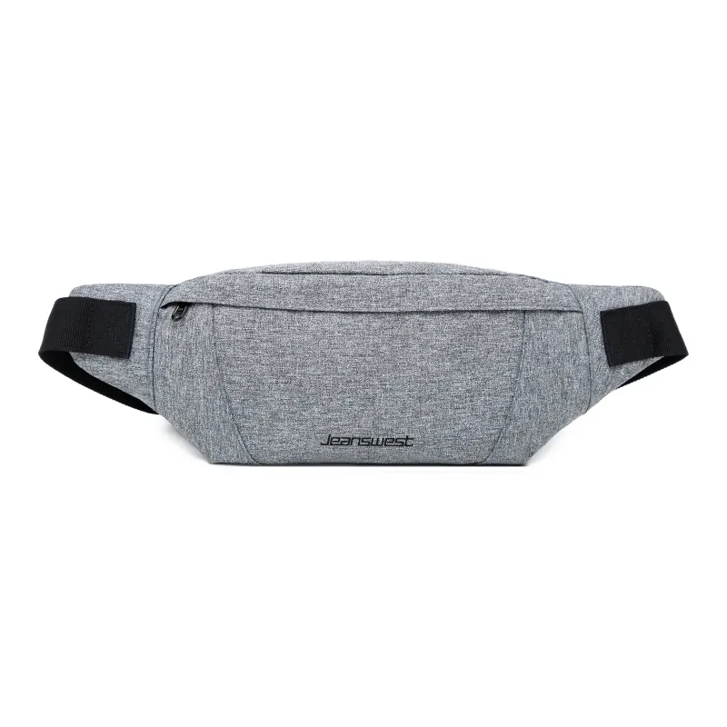 JEANSWEST Polyamide Crossbody Bag, Shoulder Bag, Backpack, Sling Bag Regular Unisex Black/Gray-7