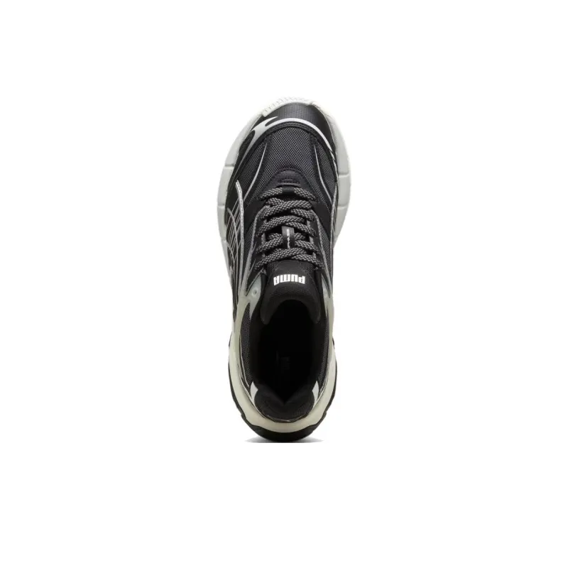 PUMA Velophasis Anti Slip Wear Resistant Low Top Running Shoes Unisex Black-3