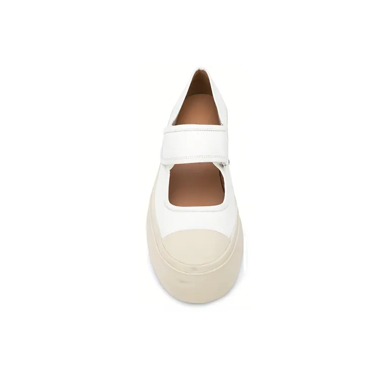 MARNI Leather Mary Jane Sneakers-4